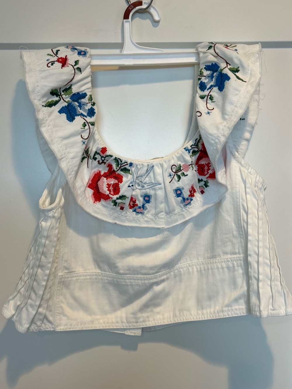 Pilcro Embellished Ruffle Collar Top - Picture 3 of 8